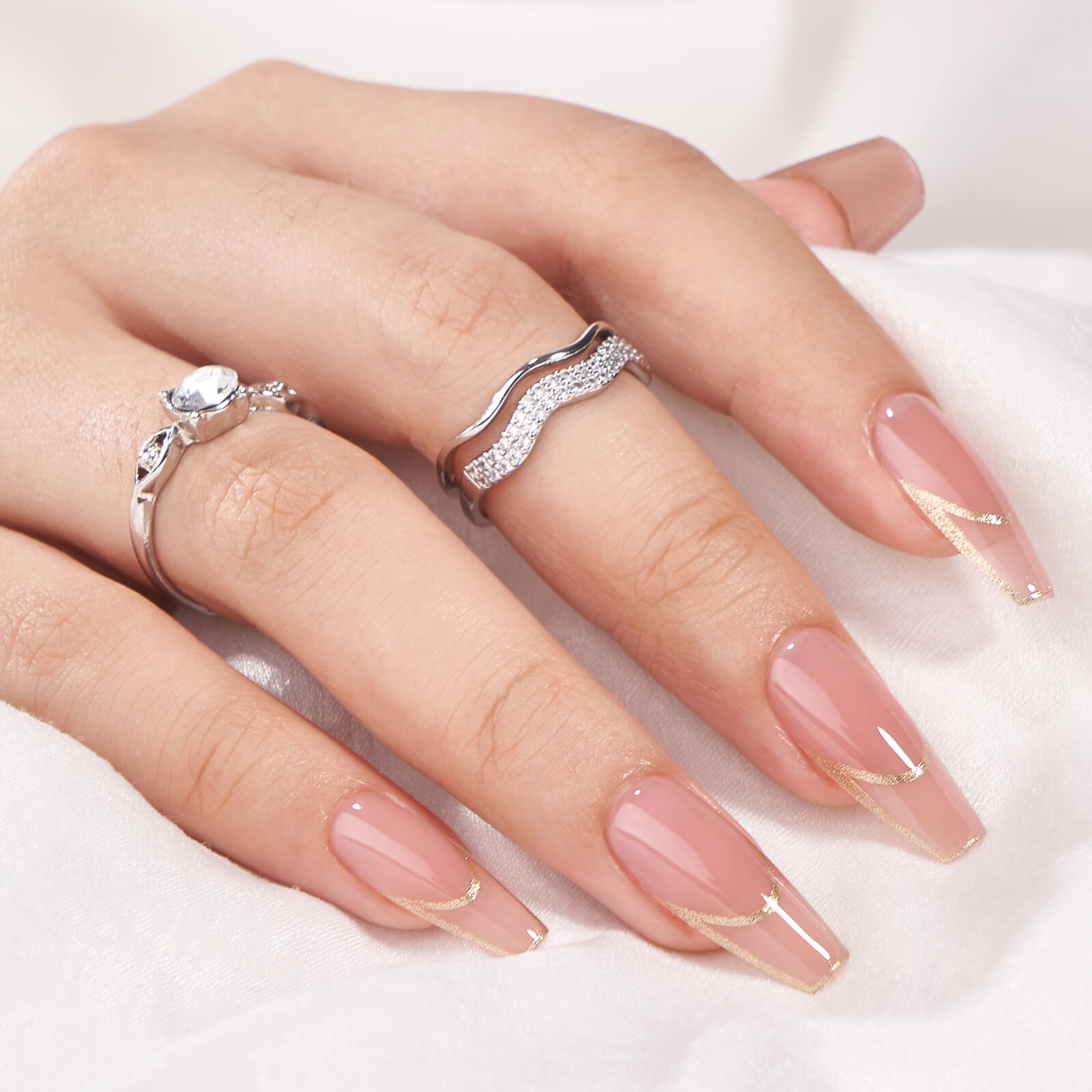 Gilded French Coffin Nails